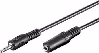 PREMIUMCORD Audio kábel 3,5 mm Jack - predĺženie Jack 3 m (M/F, stereo)