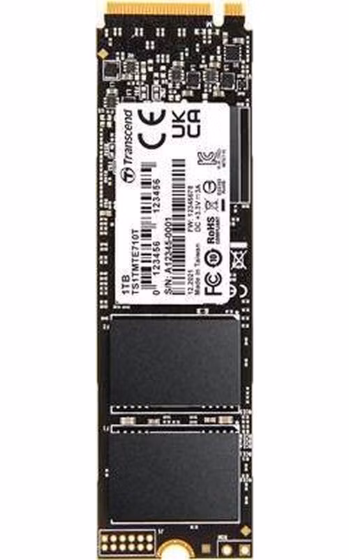 TRANSCEND MTE710T 1TB SSD disk M.2 2280, PCIe Gen4 x4 NVMe 1.4 (3D TLC), 3800MB/s R, 3200MB/s W