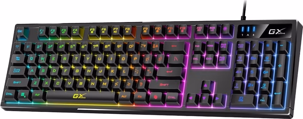 Genius GX Gaming Scorpion K7 Klávesnice, herní, drátová, RGB podsvícení,Copilot klávesa, CZ+SK layout, USB, černá