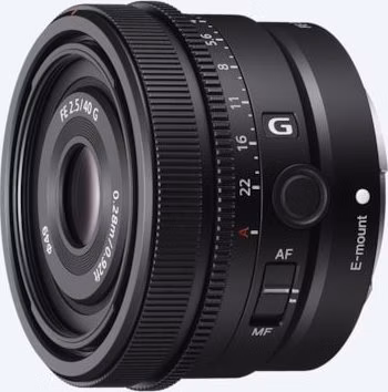 SONY SEL40F25G objektiv s bajonetem E, FE 40mm F2.5 G