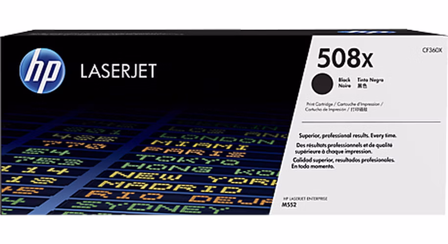 HP toner 508X/Black/12 500 stran