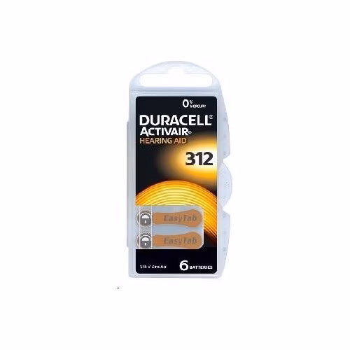 Duracell DA 312 P6 Easy Tab 6pack