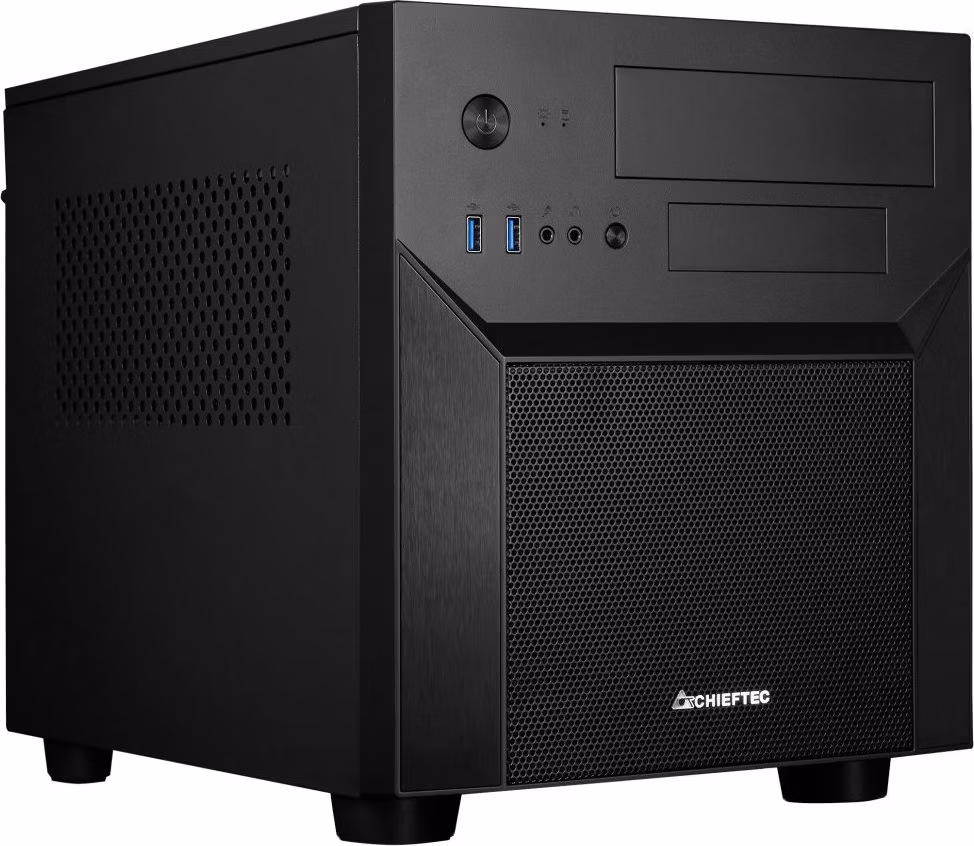 Skriňa CHIEFTEC Gamer Series / mATX Minitower, CI-02B-OP, bez zdroja, čierna