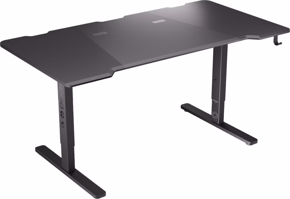 Endorfy herní stůl Atlas L / 150cm x 78cm / nosnost 80 kg / prostor na kabeláž / černý
