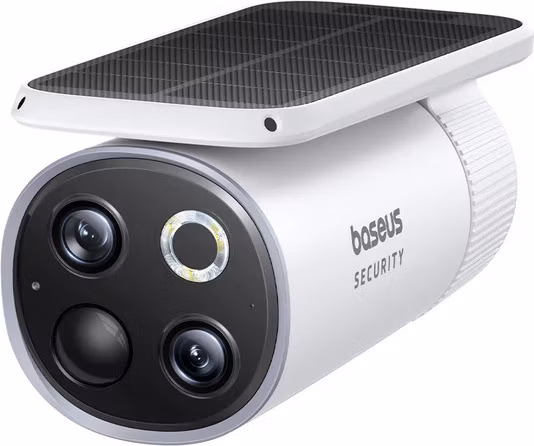Baseus Venkovní kamera Security S1 Pro 3K (sada 2ks++centrální stanice) bílá