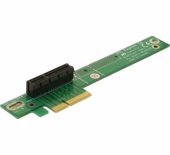 Delock PCI Express RiserCard x4 na 1x PCIe x4 pravoúhlá