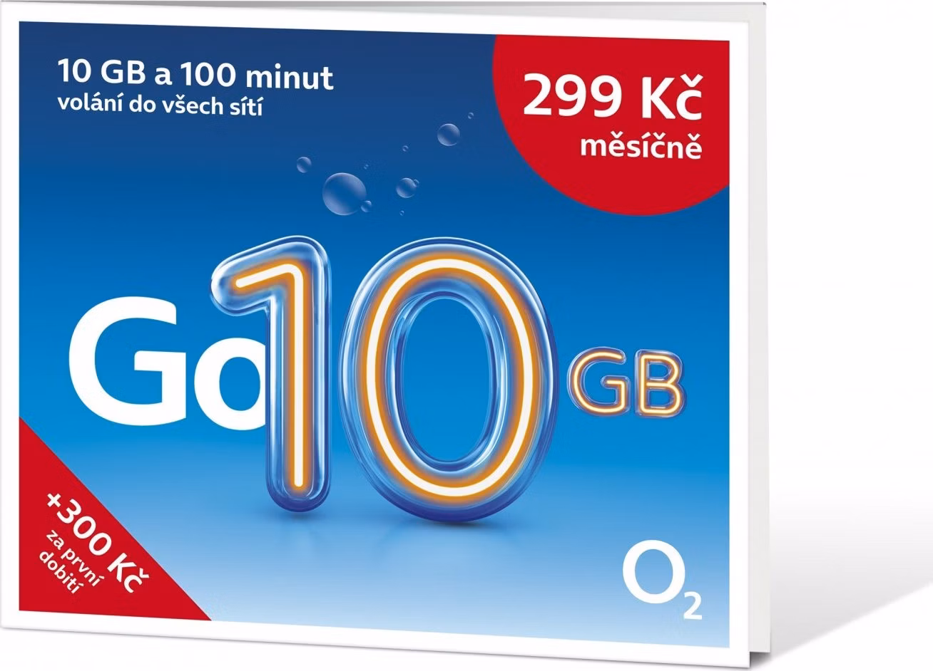 O2 Predplatená karta Go 10 GB