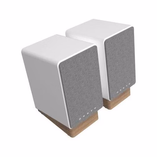 ONKYO GX-30ARC, aktívne reproduktory, BT 5.3, HDMI-ARC, Opt., USB-C, Phono/Line in, biela farba
