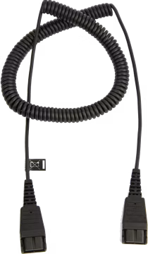 Jabra Extension cord, QD-QD, 0,5-2m, coiled