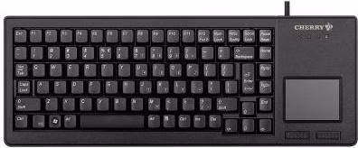 CHERRY klávesnice G84-5500, touchpad, ultralehká, USB, EU, černá