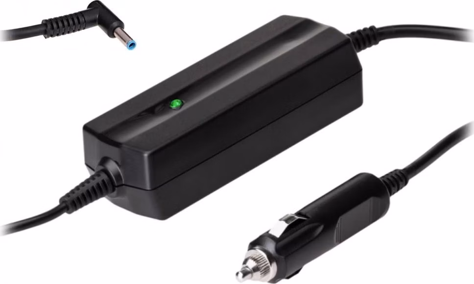 TRX Akyga napájecí adaptér do auta/ 19,5V/ 3,33A/ 65W/ 4,5x3,0mm + pin/ pro notebooky HP/ Compaq