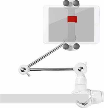 Nedis TDMT111WT - Univerzální Držák pro Tablety a Smartphony | Skládací Rameno | 4–12" | Plně Pohyblivý