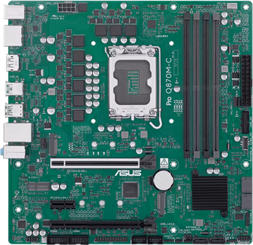 ASUS Pro Q870M-C-CSM soc 1851 Q870 DDR5 mATX HDMI 2xDP vPro AMT Management