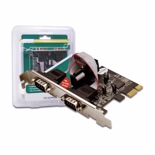 Digitus Adaptér PCI Express x1 2xseriový port, +low profile čipová sada: ASIX99100