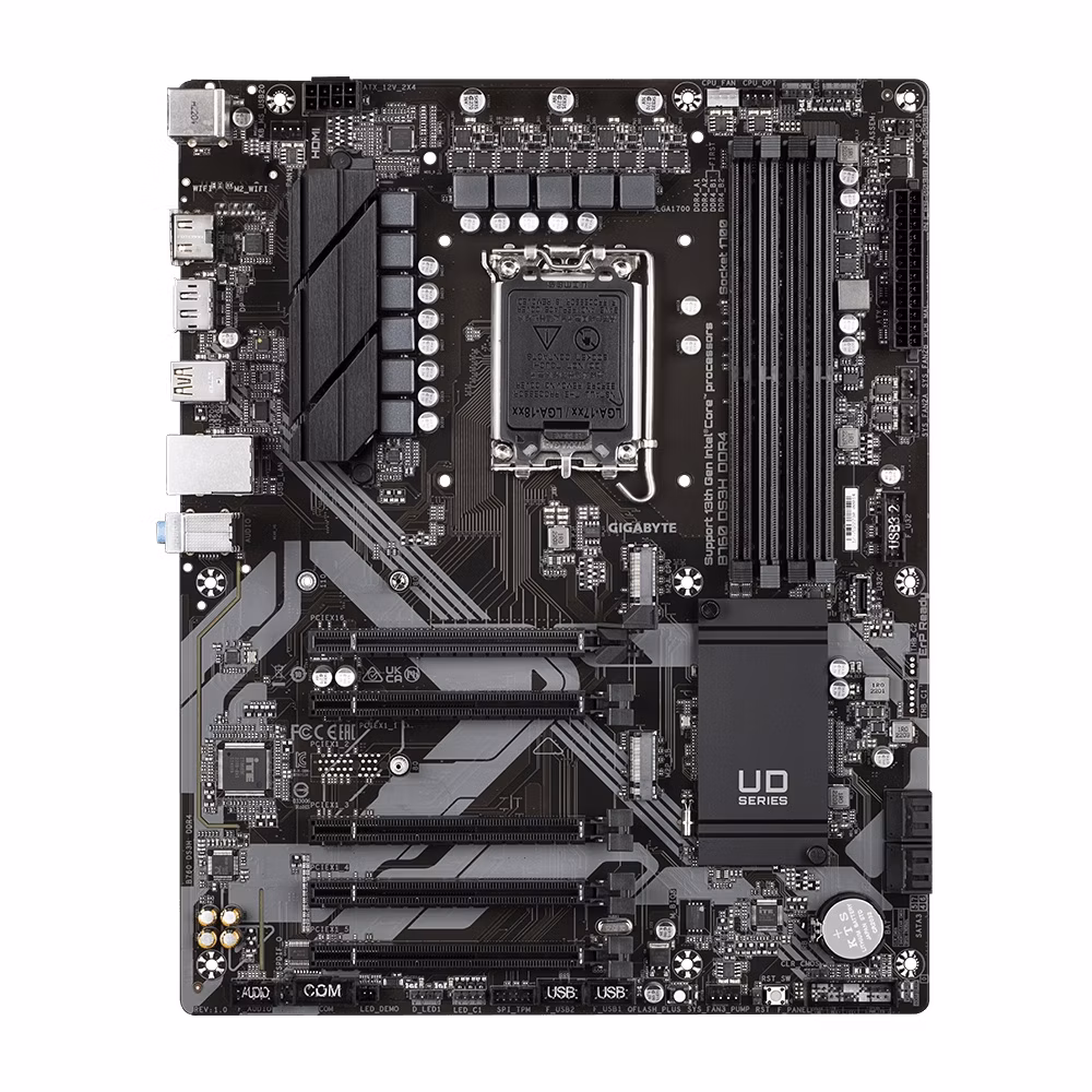 GIGABYTE B760 DS3H DDR4 / Intel B760 / LGA1700 / 4x DDR4  / 2x M.2 / DP / HDMI / USB-C / ATX