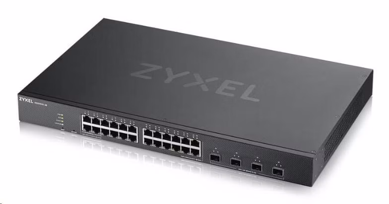 Zyxel XGS1935-28, 28 Port Lite-L3 Smart Managed Switch, 24x Gigabit Copper and 4x 10G SFP+, hybrid mode, standalone or N