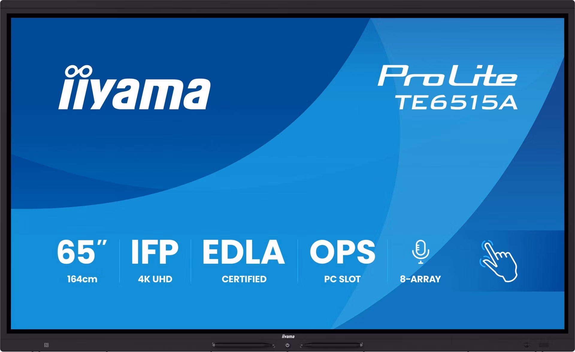 65" iiyama TE6515A-B1AG: IPS, 4K, EDLÁ, NFC