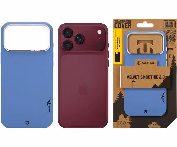 Tactical MagForce Velvet Smoothie 2.0 Kryt Apple iPhone 18 Pro/17 Pro modrý