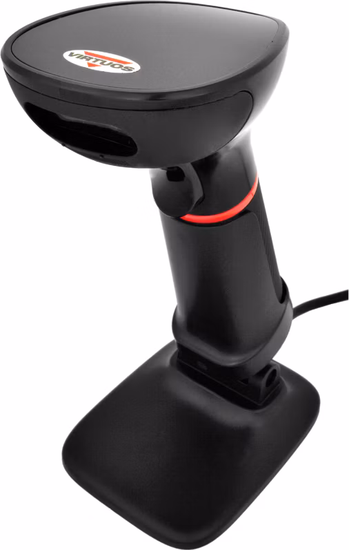 Virtuos CCD 2D čítačka Virtuos HT-855A, USB, stojan, čierna