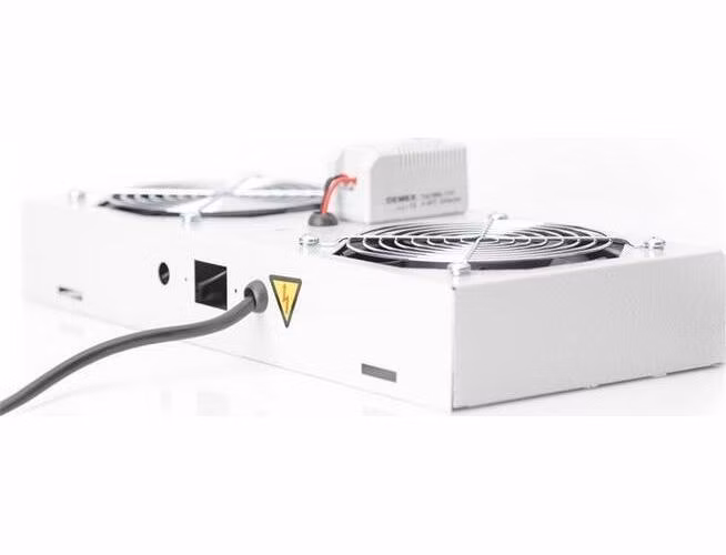 Digitus stropní ventilátor pro nástěnné skříně ,2vent., Vyp.,Termostat
