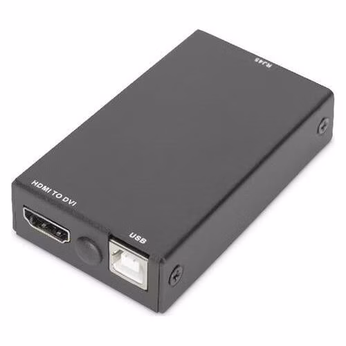 DIGITUS DVI Dongle for Modular KVM Consoles, RJ45 to DVI