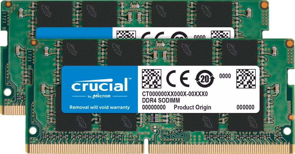 Crucial 32GB SODIMM kit DDR4 3200 CL22