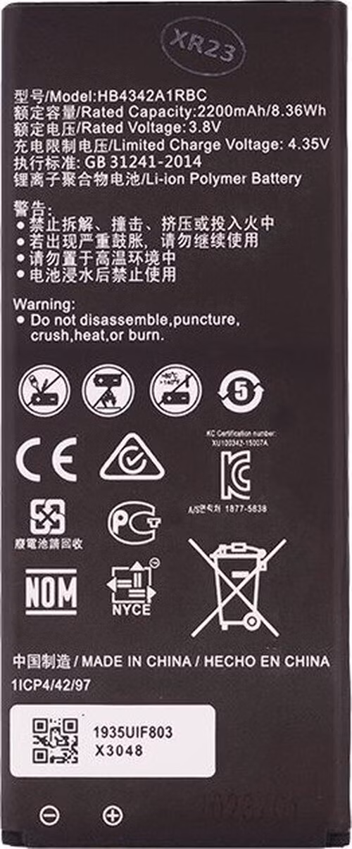 Huawei HB4342A1RBC Batéria 2200mAh Li-Ion (OEM)