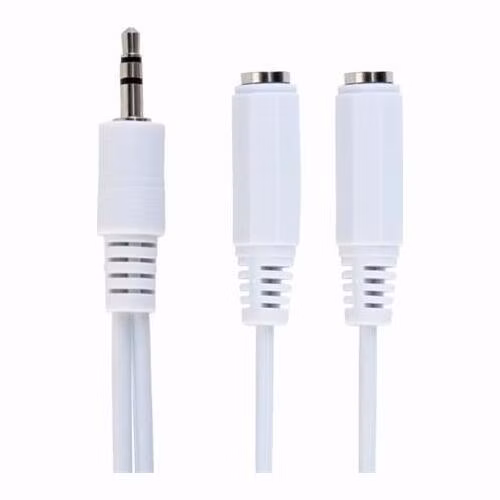 GEMBIRD Kabel rozdvojka jack 3,5mm na 2x3,5mm M/F, 10cm, audio