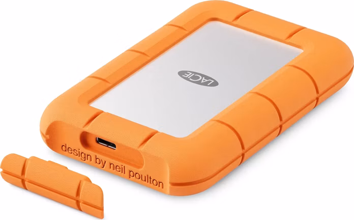 LaCie Rugged/4TB/SSD/Externí/2.5"/M.2 NVMe/Oranžová/2R