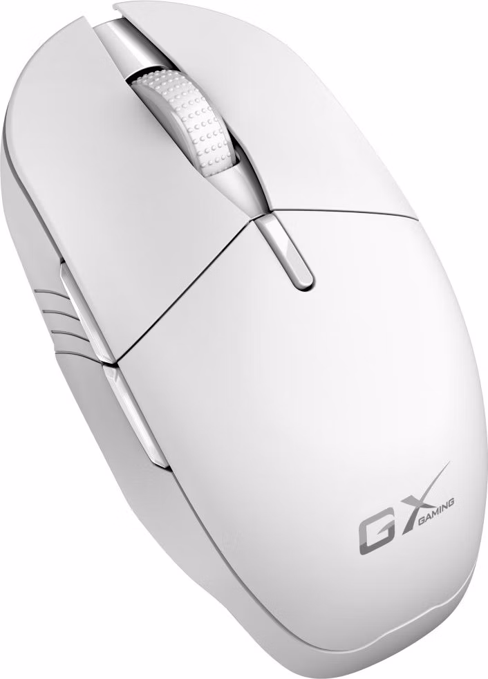 Genius GX GAMING Scorpion M8250 AI, Myš, bezdrátová, optická, 3200DPI, 6 tlačítek, BT, 2,4GHz, USB-C, 7 barev pods.,Copilot, bílá