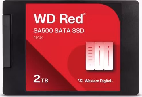 WD RED SSD SA500 2TB Powered by SANDISK / Interní / 2,5" / SATAIII / 3D NAND