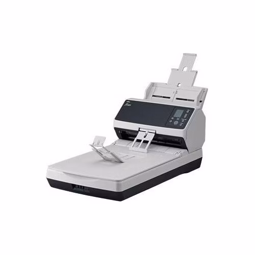 Skener FUJITSU Fi-8270 A4, doska+priechod, 70 strán za minútu, 600 dpi, LAN RJ45-1000, USB 3.2, ADF 100 listov, 10000 listov za deň