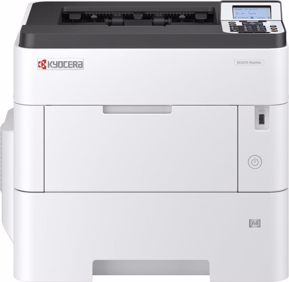 Kyocera ECOSYS PA6000x/ A4 čb/ 60ppm/ PCL+PS3/ 512MB RAM/ Duplex/ USB/ LAN