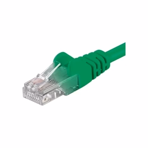 PremiumCord Patch kabel UTP RJ45-RJ45 level 5e 10m zelená