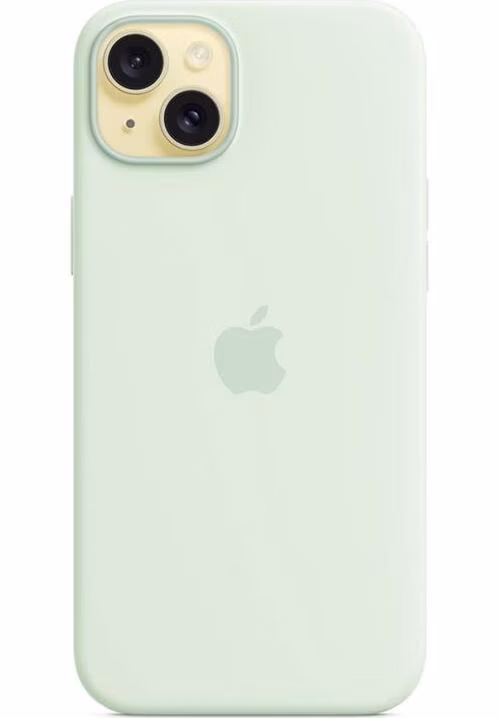iPhone 15 Plus Silicone Case with MagSafe - Soft Mint *Poškodený obal*