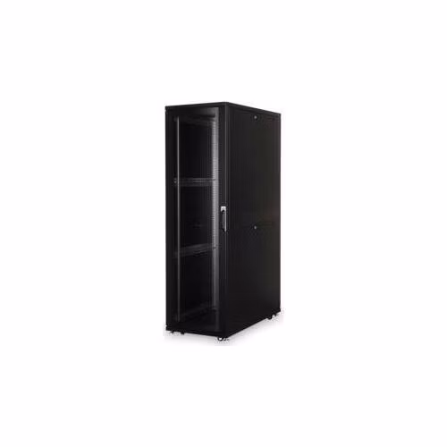 DIGITUS 47U serverový stojan, Unique Series, dveře z děrované oceli 2272x600x1200 mm, barva černá (RAL 9005)