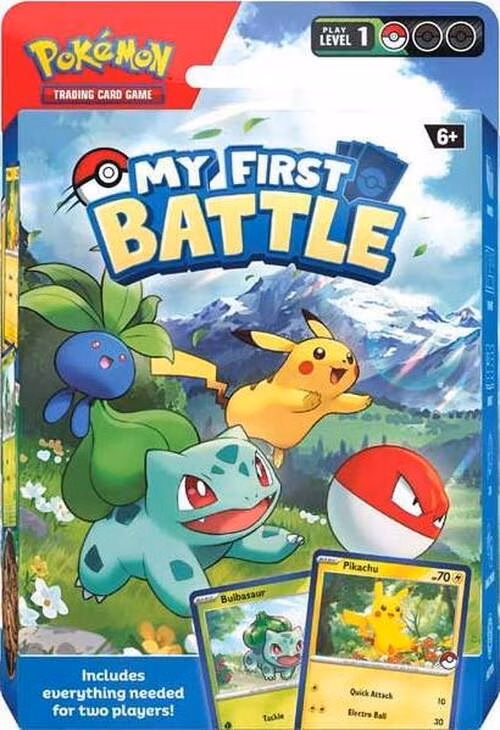 PKM My First Battle Bulbasaur vs Pikachu (Pokémon)