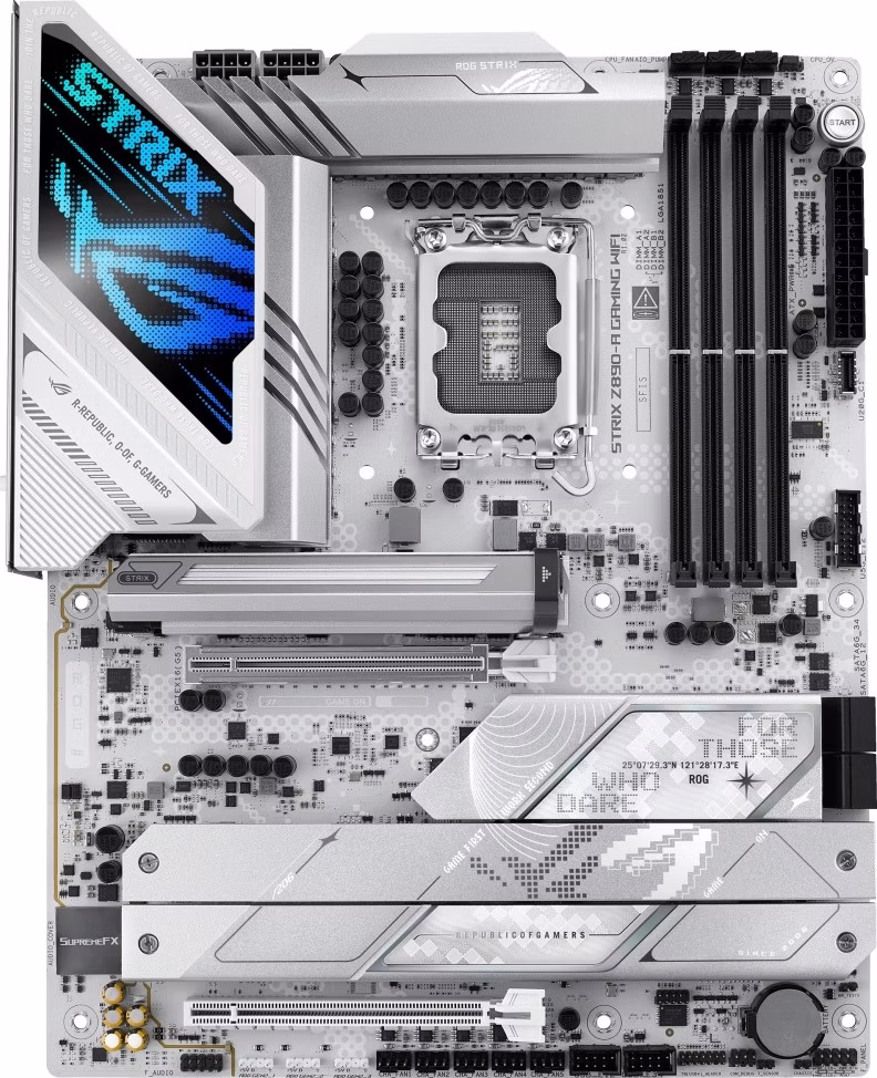 ASUS MB Sc LGA1851 ROG STRIX Z890-A GAMING WIFI, Intel Z890, 4xDDR5, 1xDP, 1xHDMI, 2xThunderbolt, WI-FI, ATX