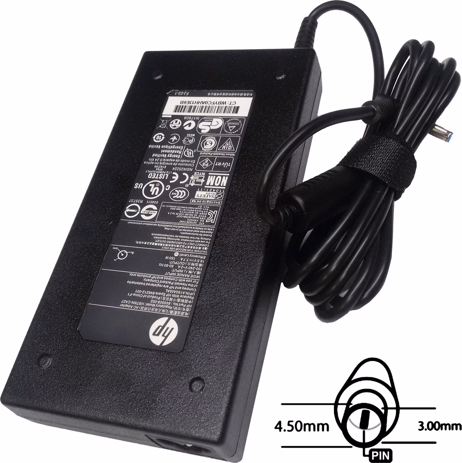 Napájací adaptér 150W, 19,5V 4.5x3.0, originál HP
