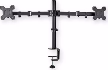 Nedis MMDOS110BK - Full Motion Stojan Monitoru | 2 Obrazovky | 15 - 32 " | 75x75 / 100x100