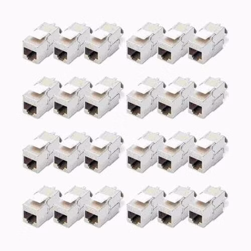 Digitus CAT 6A Keystone Jack, shielded,Re-embedded 500 MHz acc. ISO/IEC 11801:2002 AM2:2009/09, tool free connec., set 24 pcs