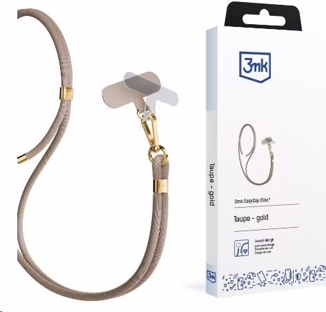 3mk EasyClip Elite Taupe (gold)
