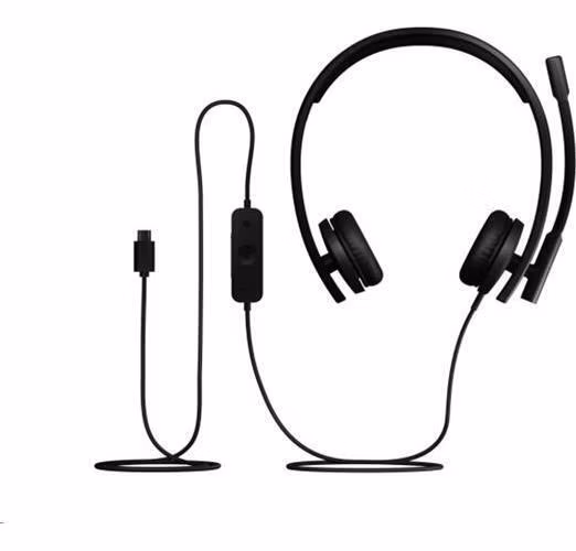 Logitech® H570e USB Headset Stereo (Teams version) headset - BLACK - USB-C