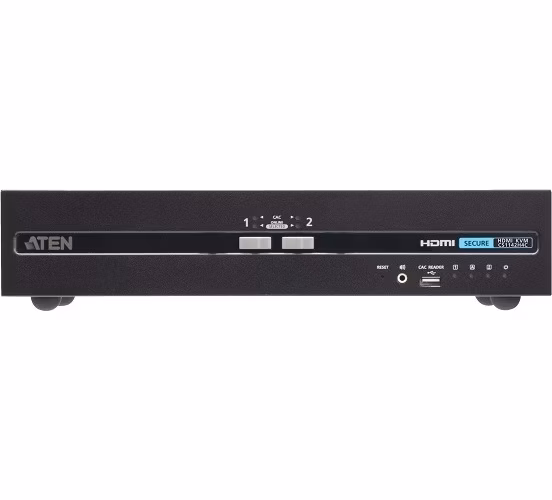 Aten CS1142H4C-AT-G 2-Port USB HDMI Dual Display Secure KVM Switch with CAC (PSD PP v4.0 Compliant)