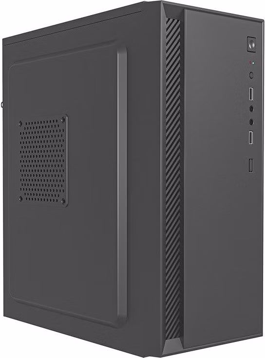 EUROCASE microATX MC EC-180 / bez zdroje / 2x USB 3.0 / audio / černá