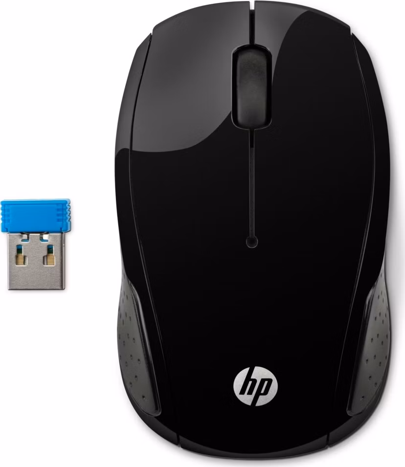 HP 200/Cestovní/Optická/1 000 DPI/Bezdrátová USB/Černá