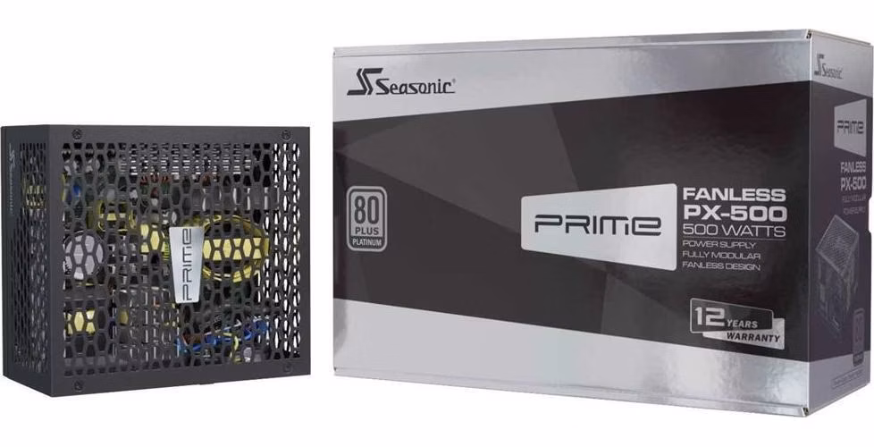 SEASONIC zdroj 500W Prime PX-500, 80+ Platinum, Fanless