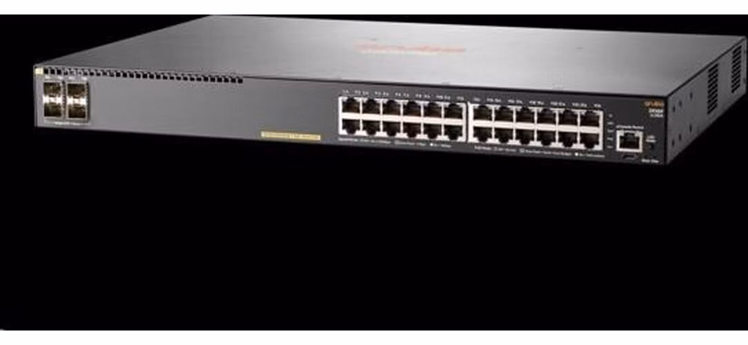 HPE Aruba Networking 2930F 24G PoE+ 4SFP+ Switch RENEW JL255A