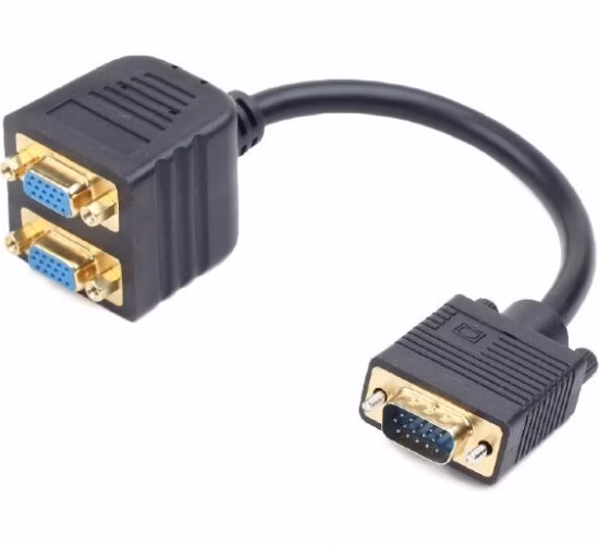 Gembird adaptér VGA splitter - rozdvojka, kábel, 0.2 m