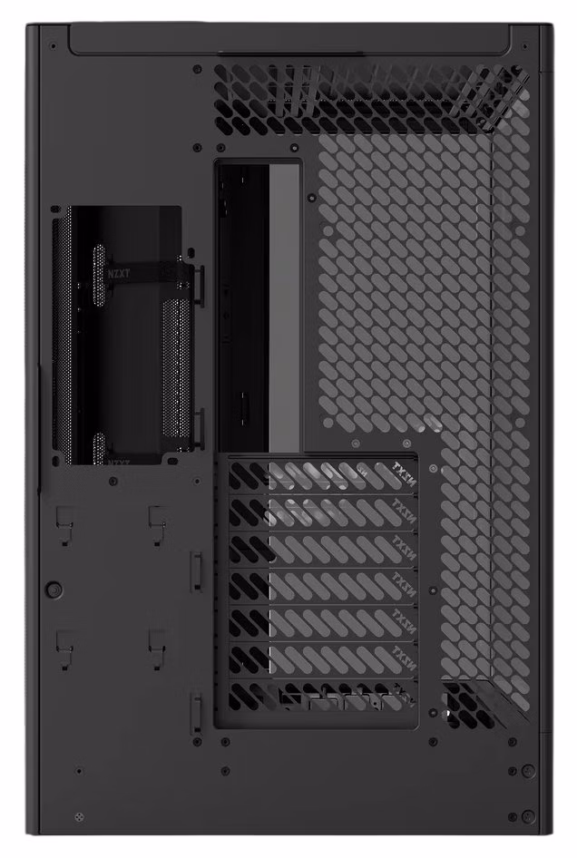 NZXT skříň H6 dvoukomorová / MidT / až 10x120mm fan / 2xUSB 3.2 / USB-C / zaoblená prosklená bočnice i čelo / černá